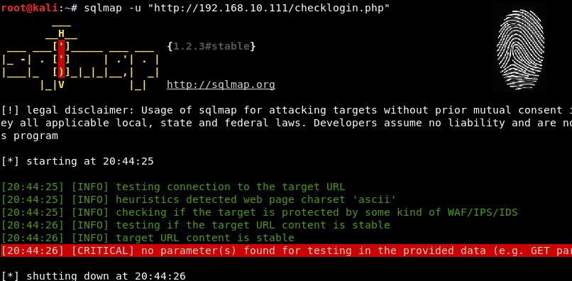 sqlmap